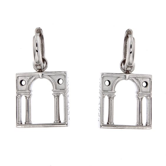 Pendientes Loving Palladio  Mujer 3D in Oro blanco 11B SERLIANA - 11B SERLIANA